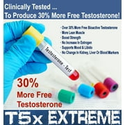 T5X Extreme Testosterone Booster for Men and Sexual Potency Increase Testosterone 30% One Bottle 180 Capsules