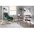 thumbnail image 3 of Chaise de table glamour Vanessa de LumiSource, 3 of 9