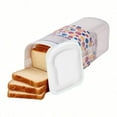 thumbnail image 4 of Airtight Bread Storage Container,Plastic Bread Box with Lid for Kitchen Countertop,Pantry Refrigerator,Large Capacity Freshness Keeper for Loaf,Toast,Sandwich,Space-Saving Durable Bread Dispenser, 4 of 9