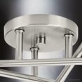 thumbnail image 4 of Luxury Mid Century Modern Ceiling Light, Brushed Nickel, UHP4422, 4 of 5