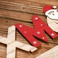 thumbnail image 4 of Gymnture Christmas Tabletop Decoration Santa Words Sign Xmas Wood Plaque Standing Sign, 4 of 10