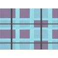 thumbnail image 1 of Ahgly Company Indoor Rectangle Patterned Slate Blue Grey Blue Area Rugs, 5' x 7', 1 of 6