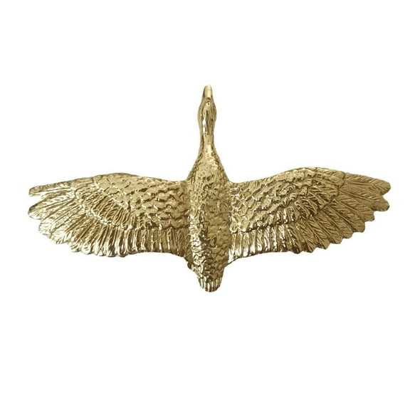 Brass wild goose handle Nordic style pure copper cabinet drawer door handle 80*47*17