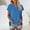 Blue, variant on Uooqdmx Lightweight Tops & Blouses, Womens Tops Casual, Going Out Tops for Women, Womens T Shirts Loose Fit, Short Sleeve Shirts for Women, Blue L