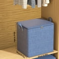 thumbnail image 1 of 1pc Clothes And Quilt Storage Bag, Large Capacity Thickened Fabric Storage Bag For Comforter, 1 of 5
