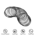 thumbnail image 3 of 100 Loops Memory Wire, 1pcs 0.8mm 20 Gauge Jewelry Wire Craft Wire Memory Steel Wire for Jewelry Making, Black, 3 of 6