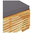 thumbnail image 3 of vidaXL 2 Piece Garden Lounge Set Solid Wood Teak, 3 of 5