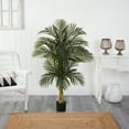 thumbnail image 4 of Nearly Natural 5.5ft. Double Robellini Palm Artificial Tree Uv Resistant, Indoor/Outdoor, Green, 4 of 4