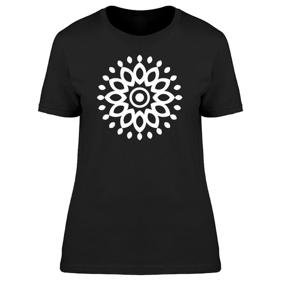 Cute Floral Mandala Doodle Tee Women's -Image by Shutterstock