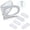 Clear, variant on 5-Pack Toilet Lid Silent Bumpers,PU Anti-Collision Stickers for Toilet Seat,Furniture,Cabinet Doors,Noise Reduction