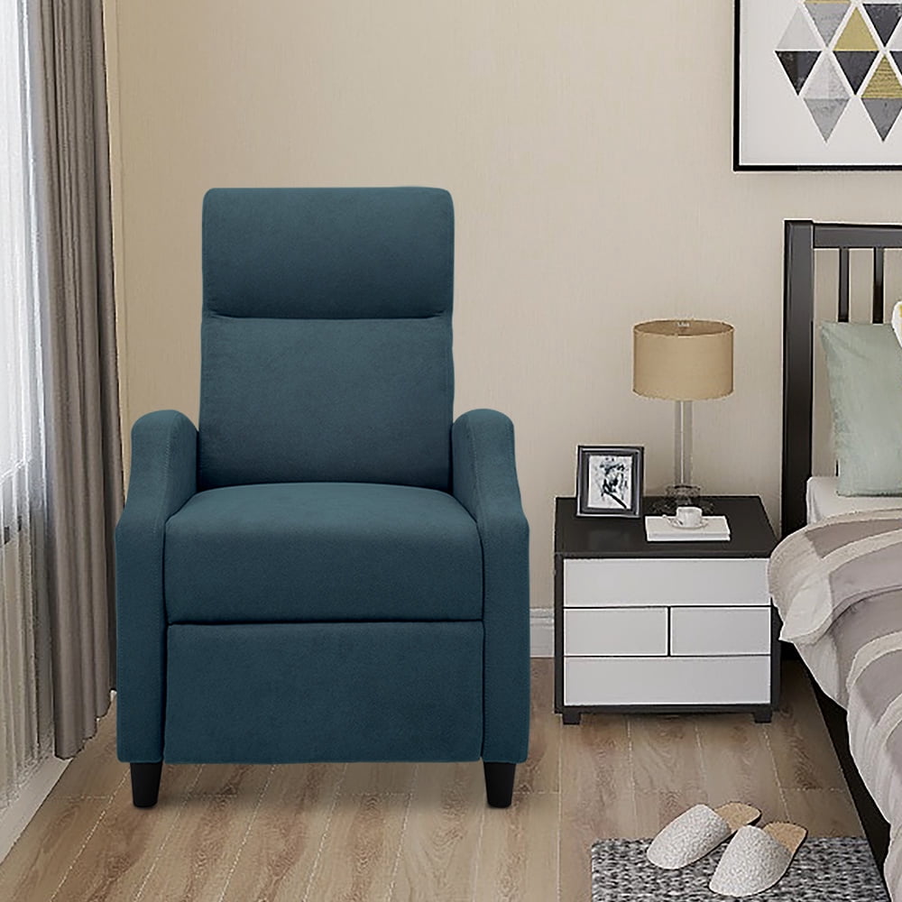 Abble Manual Recliner, Blue