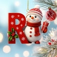 thumbnail image 4 of 26 Letters Christmas Tree Decoration Pendant Christmas Tree Ornaments DIY Christmas Ornaments Christmas Decoration Xmas Tree Hanging Decor, 4 of 6