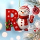 thumbnail image 2 of Decoraciones Del Árbol de Navidad 26 Letras Ornamentos Colgantes de Bricolaje para la Decoración Colgante Del Árbol de Navidad, 2 of 6