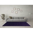 thumbnail image 3 of Ahgly Company Indoor Square Abstract Purple Contemporary Area Rugs, 7' Square, 3 of 4