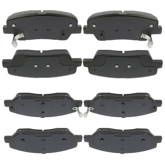 CCIYU Professional Ceramic Disc Pads Set fit for 2007-2009 Hyundai Entourage,2007-2012 2014 Kia Sedona