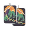thumbnail image 7 of Yayeee Pot Holders Kitchen Heat Resistant with Pocket 7"x9.8" Cotton Oven Cooking Hot Pads, Abstract Animals, 7 of 7