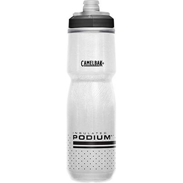 CamelBak Podium Chill Insulated Bike Water Bottle 24 oz, White/Black
