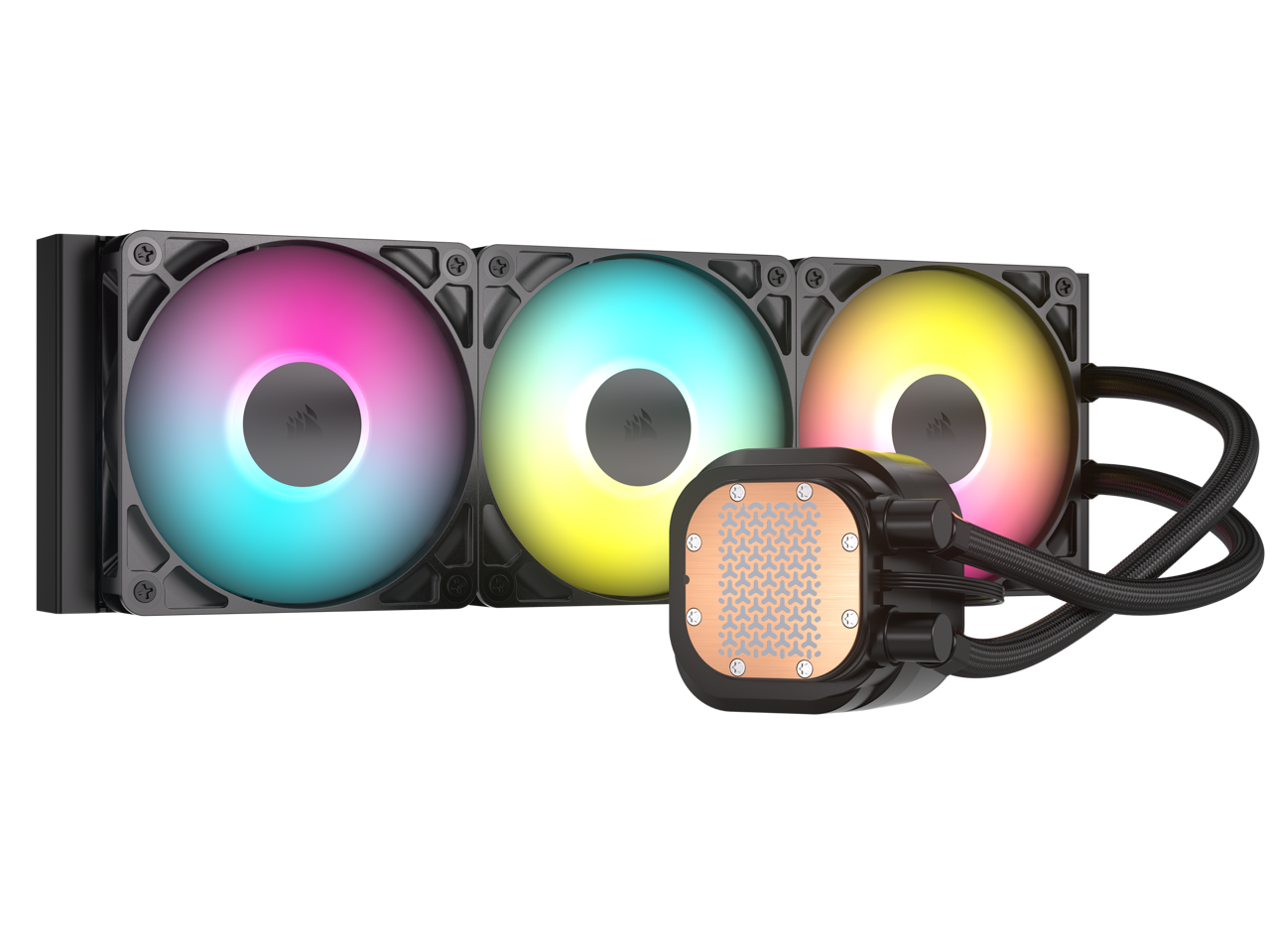 CORSAIR NAUTILUS 360 RS ARGB Liquid CPU Cooler – RS120 ARGB Fans – Fits Intel® LGA 1851, AMD® AM5/AM4 – Simple Daisy-Chain Connections - Direct Motherboard Connection