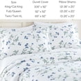 thumbnail image 6 of Myosotis Scorpioides Printed Cotton Duvet Set by SouthShore Fine Linens, 6 of 6