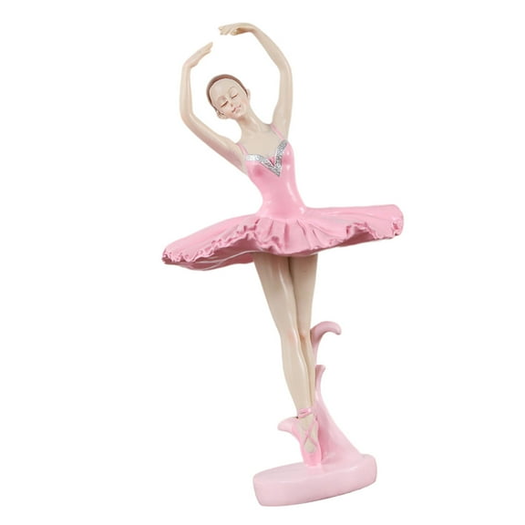Ballet Girl Resin Crafts Ornament Statues and Figurines Pink