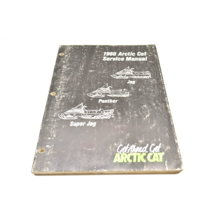 Car Service Manual - Arctic Cat 2254-452 1988 Super Jag Panther Service Manual QTY 1