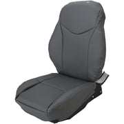 Kojem Synthetic Leather Seat Covers Compatible with 2010-2015 Toyota Prius, Gray Front & Rear