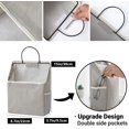 thumbnail image 4 of Bolsa de almacenamiento de pared de tela en la puerta Organizar puerta para dormitorio, baño, cocina (paquete de 3-a) esquí esquí Gafas de esquí, 4 of 5