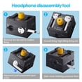 thumbnail image 2 of Matsuzay Soporte de desmontaje de reparación de plástico para auriculares, abrazadera de alineación para quitar la batería, accesorios para Cables de audio/vídeo tipo 3, 2 of 6