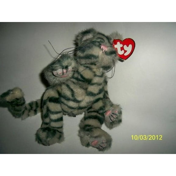 ty attic max gray striped cat