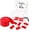 Red, variant on Jointown Enter to Win Raffle Ticket Box with 500 Raffle Ticket Double Roll and Slot Clear Acrylic Donation Box with Lock 6.3" x 4.7" x 3.9" Ballot Holder with 2 Keys for Game Suggestion(Green)