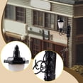 thumbnail image 6 of guohui Miniature Wall Lamp Garden Lamp Model for 1/64 Diorama Architecture Building black White light, 6 of 9