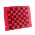 thumbnail image 2 of serony Giant Checkers Board Game Mat 3 Toe Game 1 Mat Rug Mat in Board Game red, 2 of 6