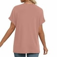 thumbnail image 4 of Soki Womens Fashion Short Sleeve Blouse V-Neck T-Shirt Tops Clearance, 4 of 9