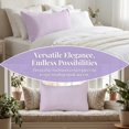 thumbnail image 5 of Unique Bargains 2 Pack Silk Pillowcase Set Smooth Cooling Envelope Closure Purple, 5 of 5
