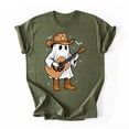 thumbnail image 3 of Cute Ghost Howdy Funny Cowboy Boo Haw Western Halloween Costume T-Shirt, Fullsizes S-5XL Multicolors T-Shirt, 3 of 5