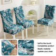 thumbnail image 5 of Decorative Vintage Paisley Bohemian Dining Chair Covers Set of 4 Colorful Floral Ethnic Retro Pattern Washable Polyester Stretch Slipcovers Removable Protector for Farmhouse Kitchen, 5 of 7