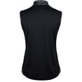 thumbnail image 2 of Snake Eyes Golf Ladies 1/4 Zip Sleeveless Mock Polo Black/Charcoal Extra Large, 2 of 2