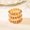 Golden white diamond, variant on 2-in-1 Convertible Crystal Bracelet Ring, Rose Gold Plated-Adjustable diameter from 2cm to 7cm-Rose gold with white diamonds