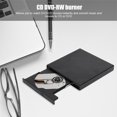 thumbnail image 4 of CD-ROM, Black 13.9 X 13.5 X 1.8cm External DVD Drive, For  2000 / XP / Vista /  7, 4 of 8