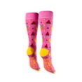 thumbnail image 2 of FREAKER Feet, Unisex Fun Colorful Cotton Crew Socks, I Am Froot Pineapple, 2 of 2