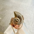thumbnail image 6 of Mini Alloy Seashell Crossbody Bag Stylish Women's Shoulder Purse Compact Makeup Clutch For Everyday, 6 of 8