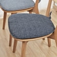thumbnail image 3 of Advancent Almohadilla para silla de amplia aplicación, adecuada para diversas sillas y ocasiones, almohadillas antideslizantes para silla Decoración del hogar beige, 3 of 6