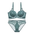 thumbnail image 1 of Sujetador de aros de acero suave para mujer, ropa interior sexy, pecho pequeño, sujetador push-up antiflacidez que se muestra en la parte superior grande, 1 of 6