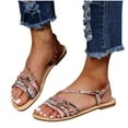 thumbnail image 4 of Sandalias de verano para mujer, sandalias informales para mujer, sandalias de playa romanas Wmkox8yii nm9778, 4 of 6