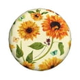 thumbnail image 2 of Easygdp Sunflowers And Butterflies Wheel Sun Guard, Spare Tire Cover,Universal Trailer Suv Truck Camper Travel,Easy To Install And Remove -17 Inch, 2 of 9