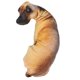 thumbnail image 1 of Almohada con estampado de perro curvado en 3d, Animal realista, cabeza de perro divertida, Cosplay, juguete favorito para niños, 1 of 5