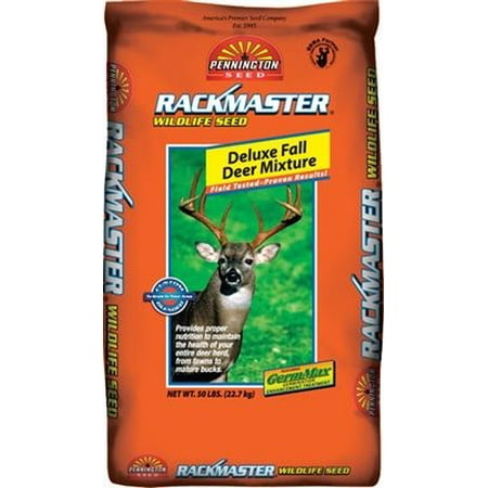 Rackmaster Deluxe Fall Deer Food Plot Seed Mix - 50 (Best Fall Food Plot Mix)