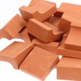 thumbnail image 3 of NIYANGLE 20 Pcs Brique de Porte Miniature Couleur Chocolat pour Modèles de Bac à Sable, 3 of 6