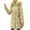 Green, variant on LEBONYARD Women's Trendy Plus Size Zipper Plush Hooded Stand Collar Solid Colored Long Sleeve Long Length Loose Warm Fit Outerwear Puffer Jacket