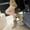 Beige, variant on Women's Ankle Boots, Pointed Toe Stiletto Heel Suede Material Fall Winter Fashion Shoes Black 6.5